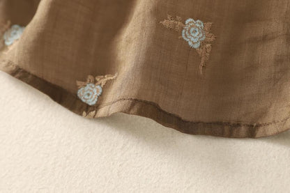 Embroidered Cotton Shirt for Women | Soft & Breathable Fabric